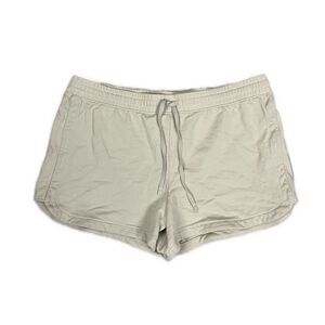 Haven Collective NWT Women's Organic Cotton Tan‎ Drawstring Sweat Shorts- XXL